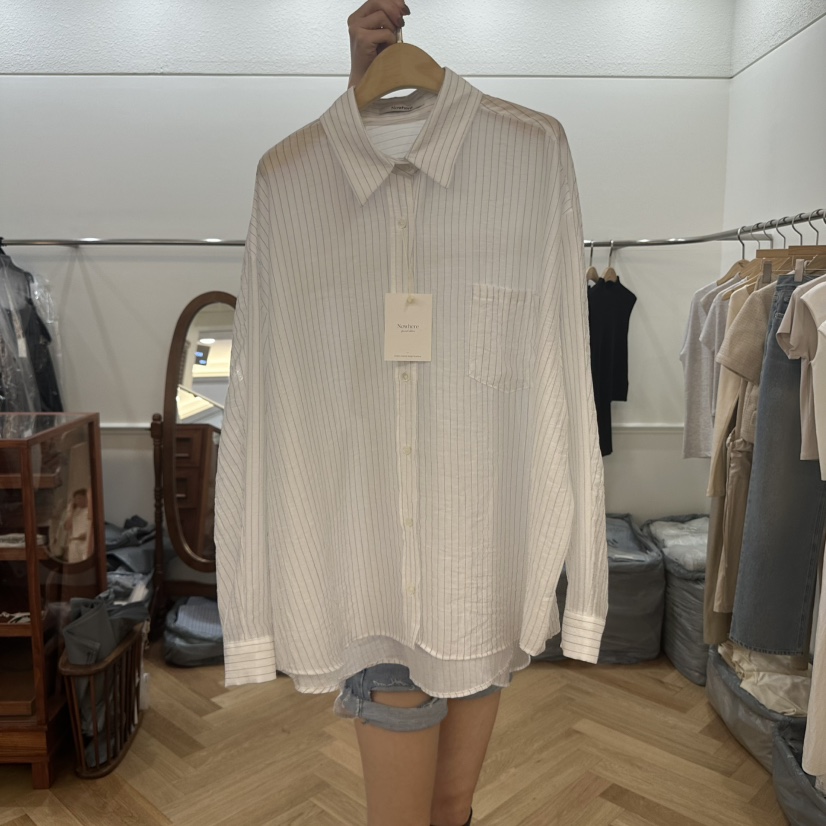 NOWHERE東大門實拍女士新品人氣25春夏真品時尚推薦襯衫蕾絲衫NOWHERE襯衫/蕾絲衫圖色2