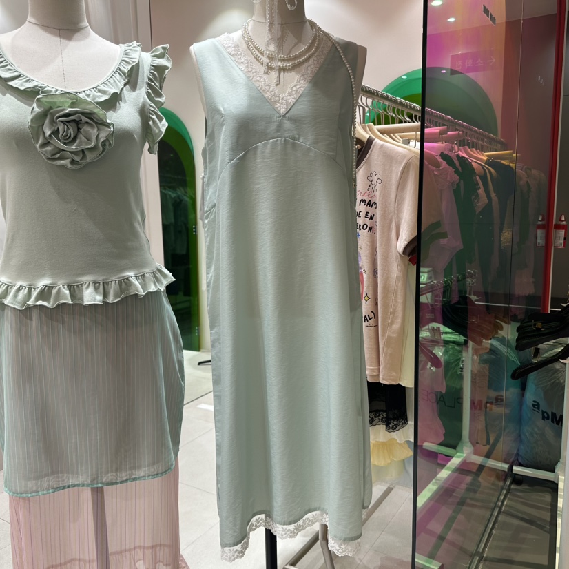 MINI UNNI東大門實拍女士新品25春夏人氣休閑真品推薦連衣裙MINI UNNI連衣裙