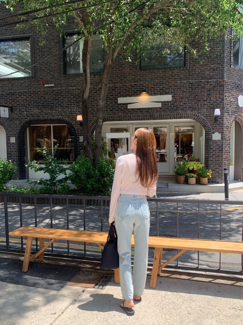 LOGARDEN韓國直郵女裝新款職業人氣熱賣25春夏真品推薦牛仔褲LO GARDEN牛仔褲