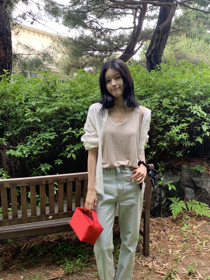 LOGARDEN韓國直郵女裝新款職業人氣熱賣25春夏真品推薦牛仔褲LO GARDEN牛仔褲