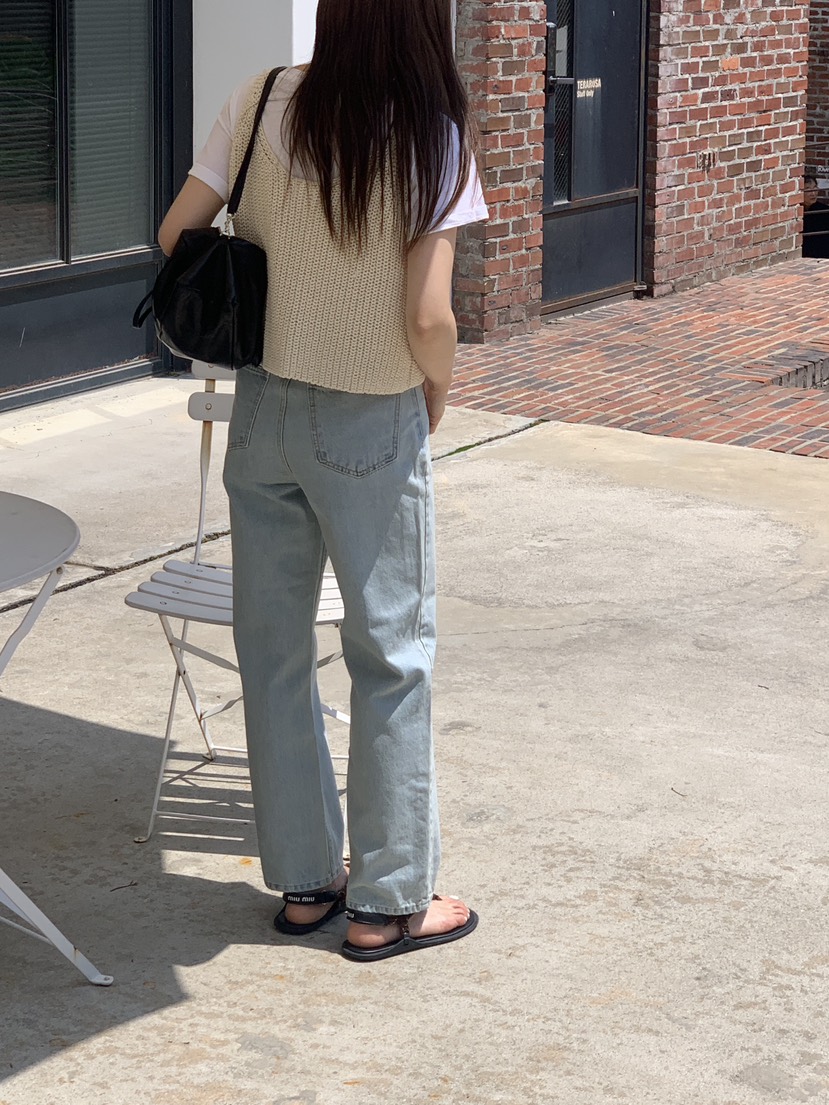LOGARDEN韓國直郵女裝新款職業人氣熱賣25春夏真品推薦牛仔褲LO GARDEN牛仔褲