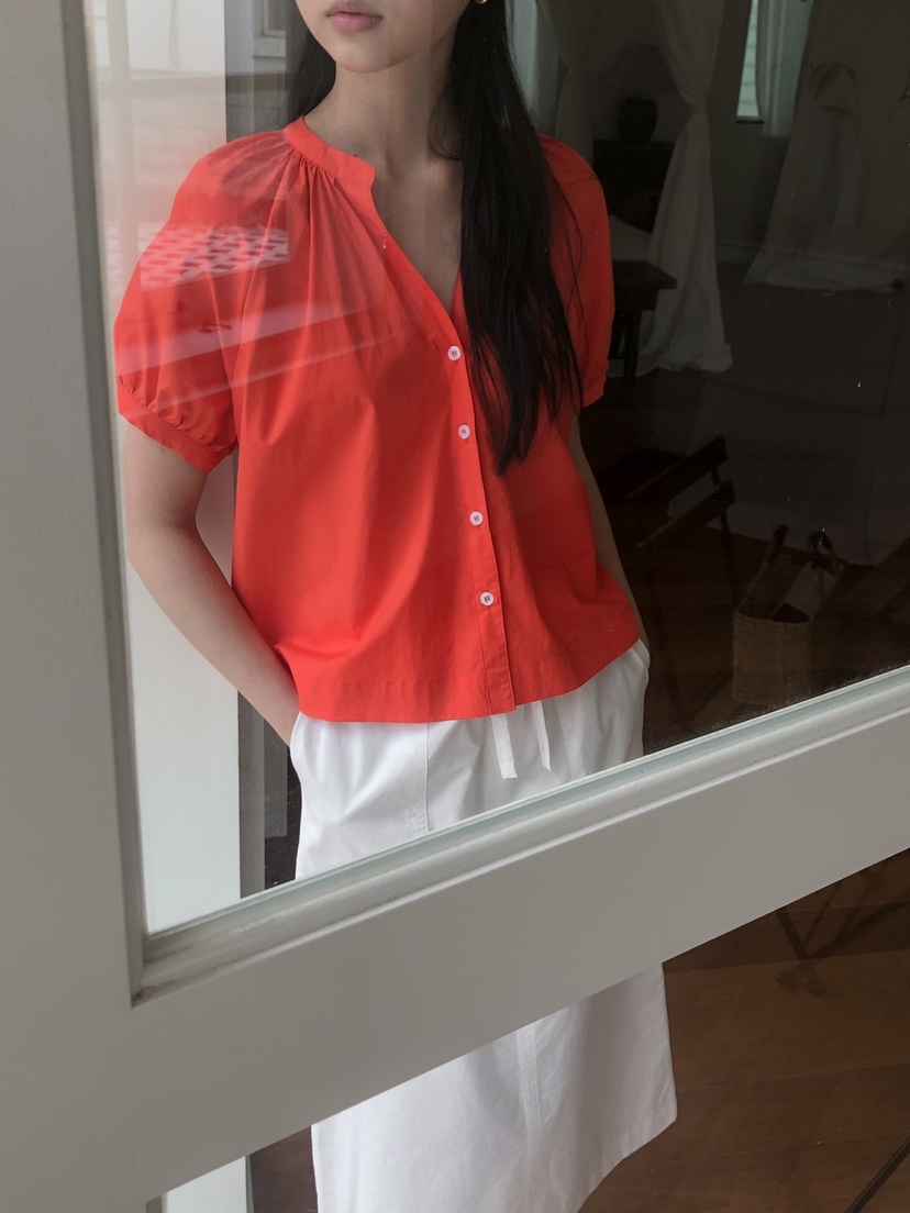 LONG PEAK東大門代購女士新款25春夏時尚推薦休閑襯衫蕾絲衫LONG PEAK襯衫/蕾絲衫