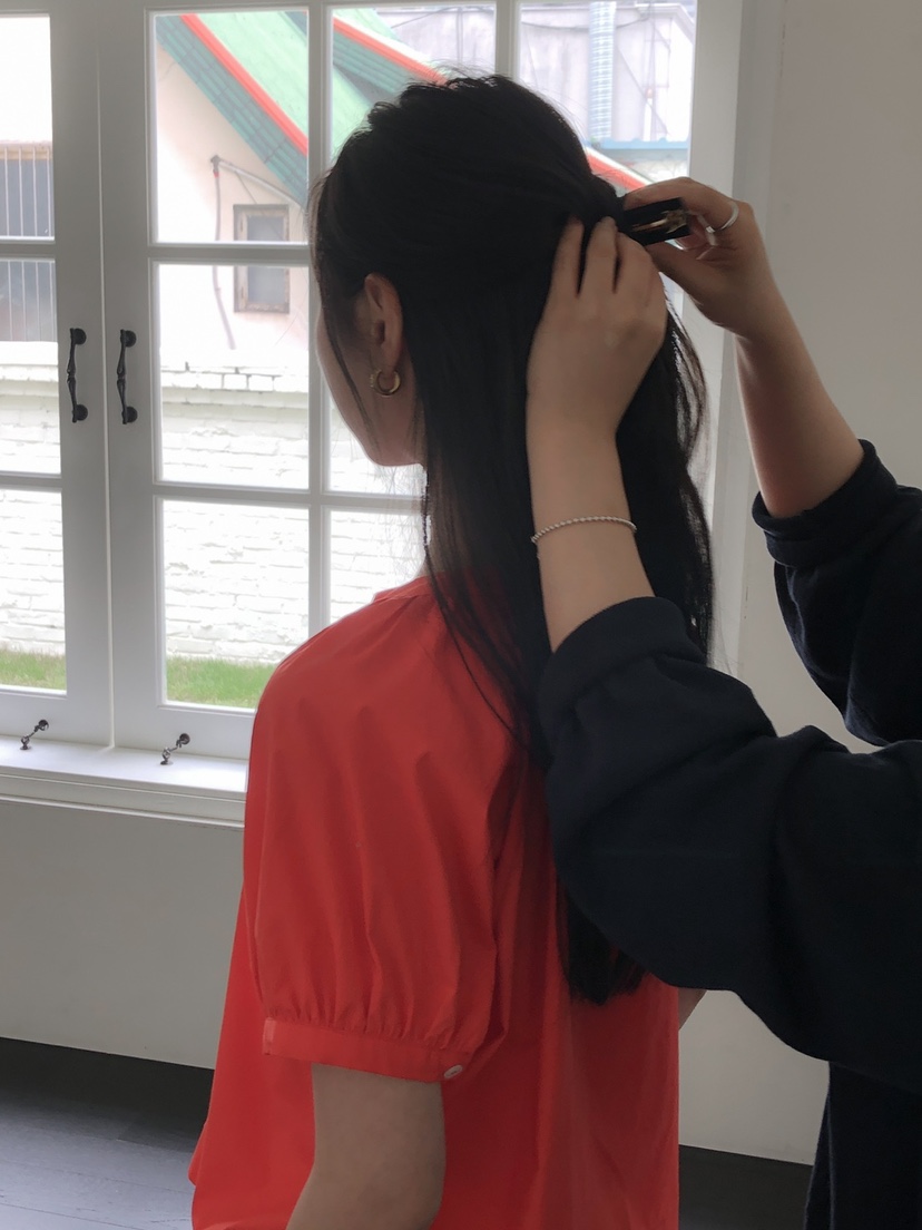 LONG PEAK東大門代購女士新款25春夏時尚推薦休閑襯衫蕾絲衫LONG PEAK襯衫/蕾絲衫