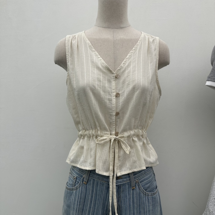 CHAV韓國直郵女士新品職業人氣時尚真品休閑推薦熱賣吊帶背心CHAV吊帶/背心圖色2
