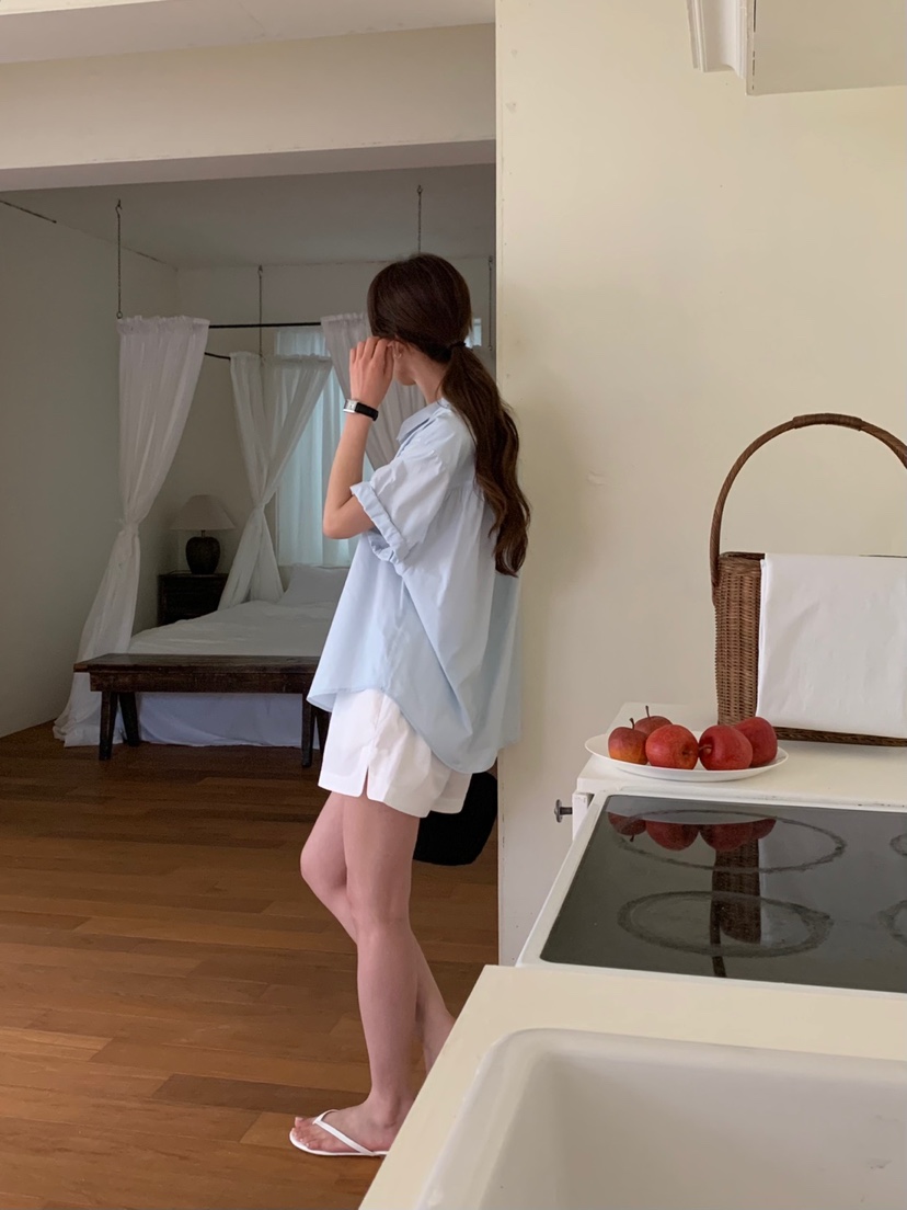 LONG PEAK韓國代購女士新品休閑時尚真品職業人氣襯衫蕾絲衫LONG PEAK襯衫/蕾絲衫