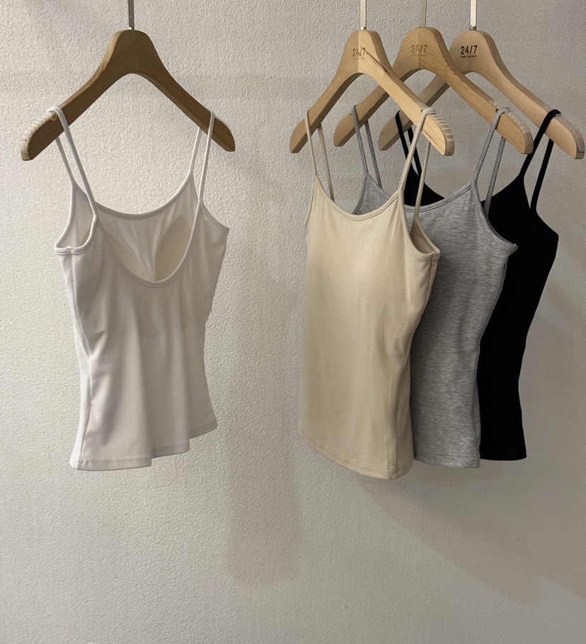 TWENTY FOUR SEVEN24-7東大門實拍女裝新品休閑吊帶背心TEWNTY FOUR SEVEN24-7吊帶/背心