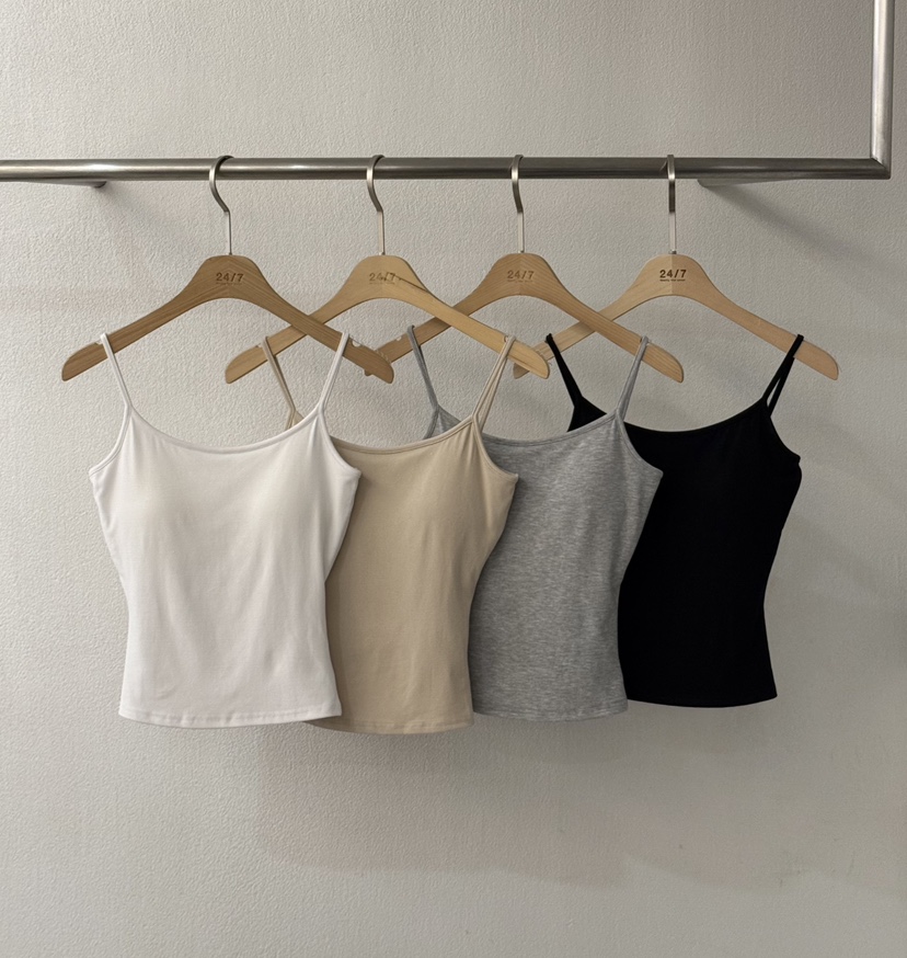 TWENTY FOUR SEVEN24-7東大門實拍女裝新品休閑吊帶背心TEWNTY FOUR SEVEN24-7吊帶/背心