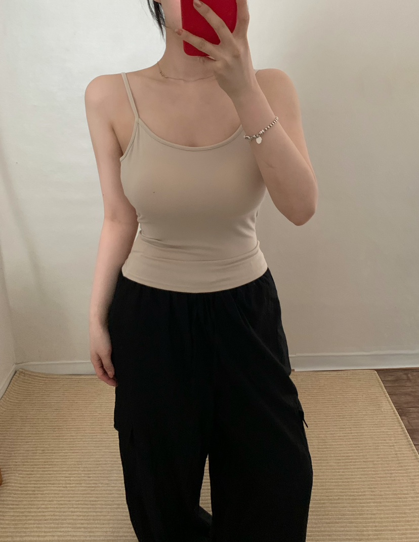 TWENTY FOUR SEVEN24-7東大門實拍女裝新品休閑吊帶背心TEWNTY FOUR SEVEN24-7吊帶/背心