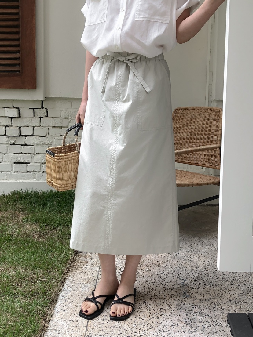 LONG PEAK韓國代購女裝新款休閑推薦時尚職業25春夏熱賣長裙LONG PEAK長裙