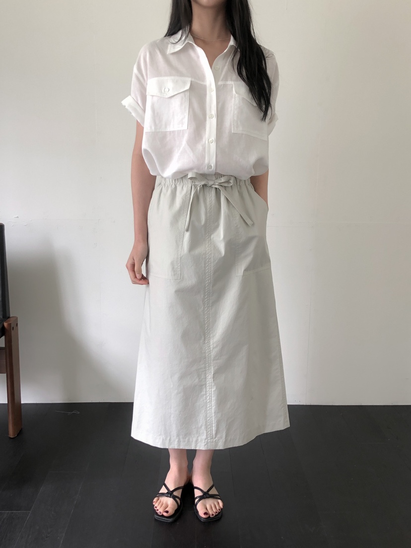 LONG PEAK韓國代購女裝新款休閑推薦時尚職業25春夏熱賣長裙LONG PEAK長裙