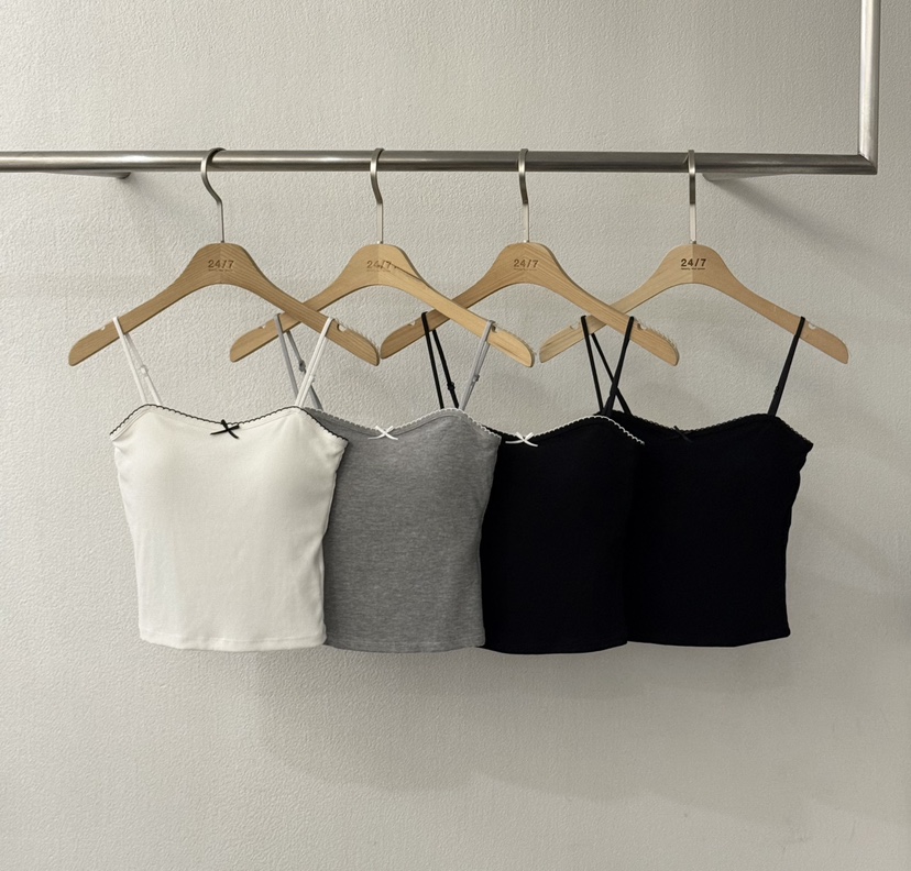 TWENTY FOUR SEVEN24-7東大門代購女士新品25春夏吊帶背心TEWNTY FOUR SEVEN24-7吊帶/背心