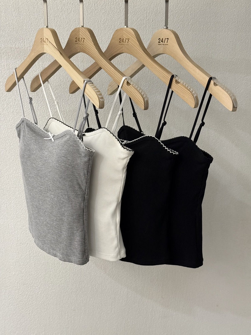 TWENTY FOUR SEVEN24-7東大門代購女士新品25春夏吊帶背心TEWNTY FOUR SEVEN24-7吊帶/背心