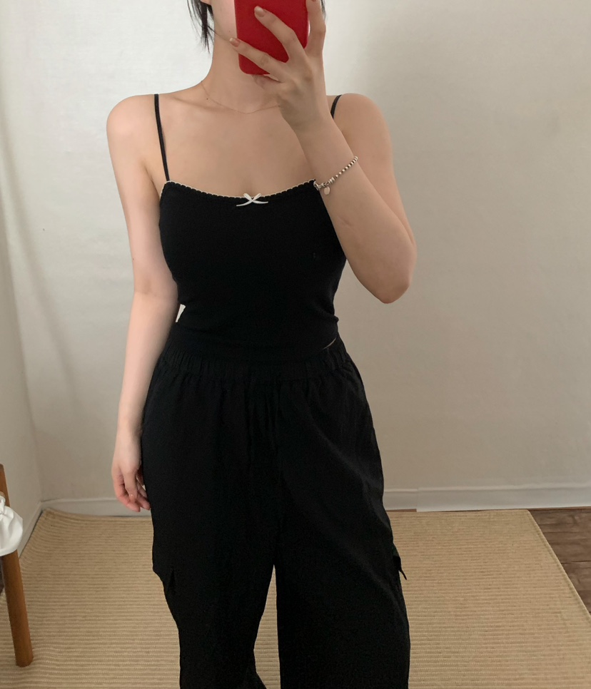 TWENTY FOUR SEVEN24-7東大門代購女士新品25春夏吊帶背心TEWNTY FOUR SEVEN24-7吊帶/背心