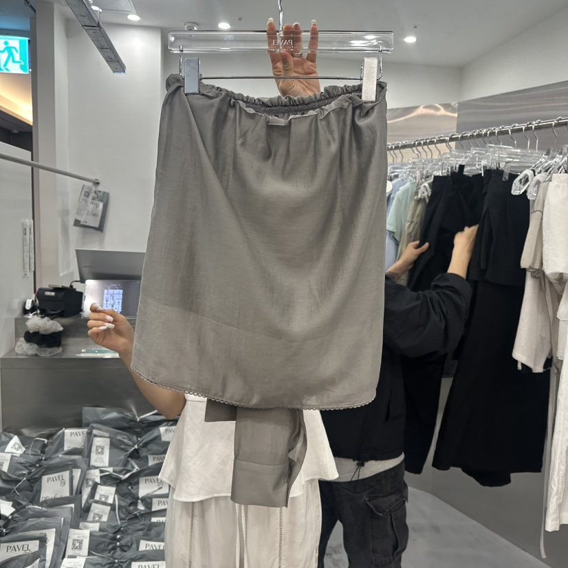 PAVEL東大門直郵女裝新品人氣職業25春夏真品推薦熱賣休閑短裙PAVEL短裙