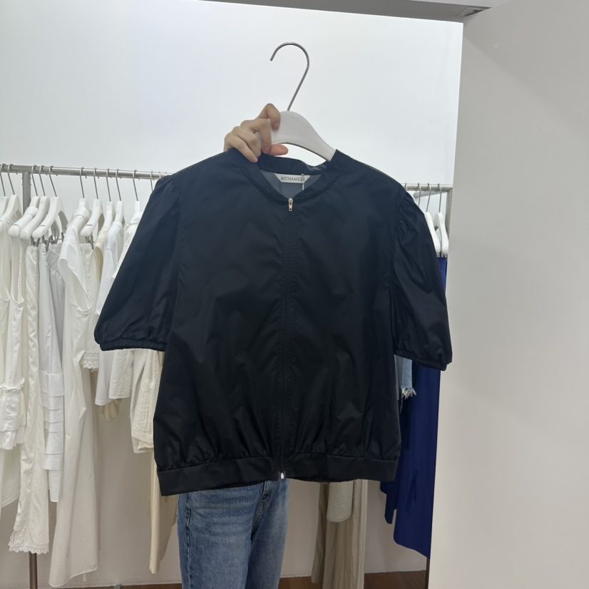 MYNAMEIS韓國代購女士新品休閑職業25春夏推薦熱賣襯衫蕾絲衫MYNAMEIS襯衫/蕾絲衫圖色2