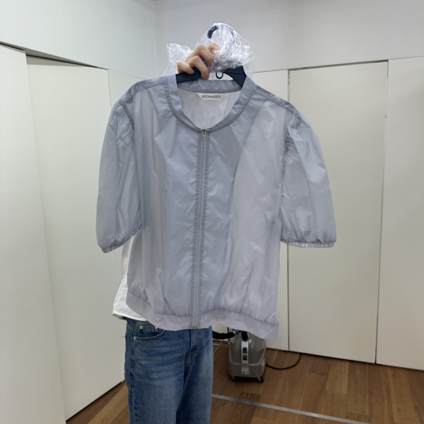 MYNAMEIS韓國代購女士新品休閑職業25春夏推薦熱賣襯衫蕾絲衫MYNAMEIS襯衫/蕾絲衫圖色3