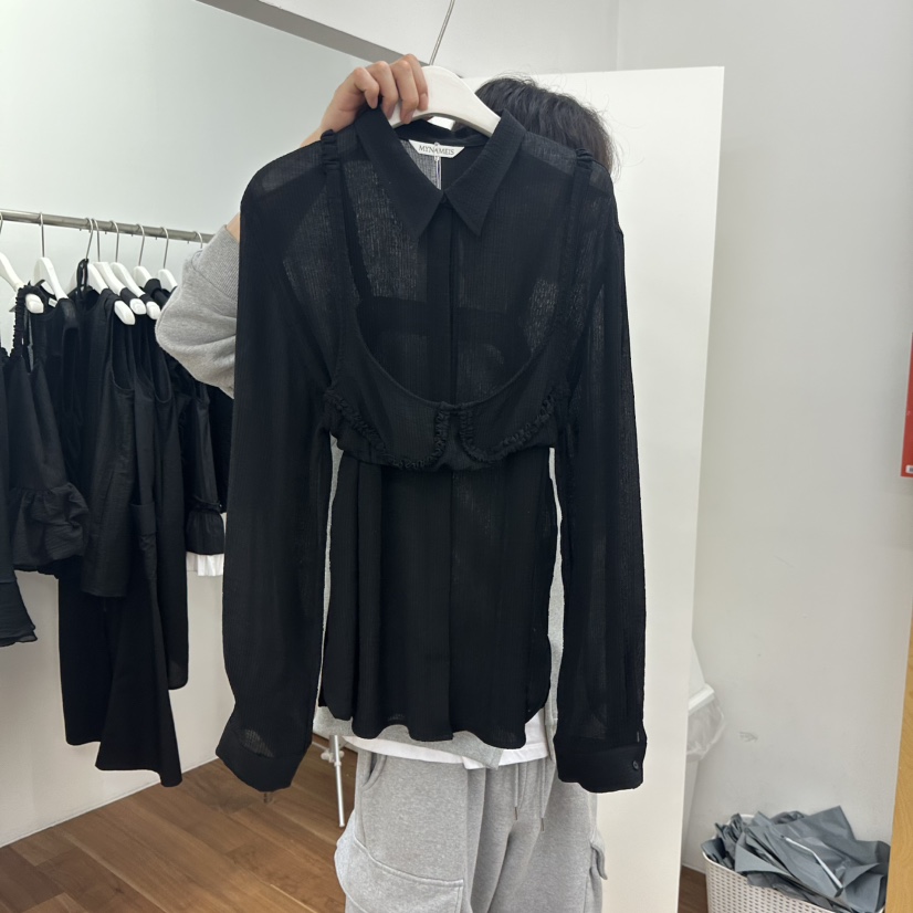 MYNAMEIS東大門代購女裝新品25春夏人氣真品時尚套裝兩件套MYNAMEIS套裝圖色2