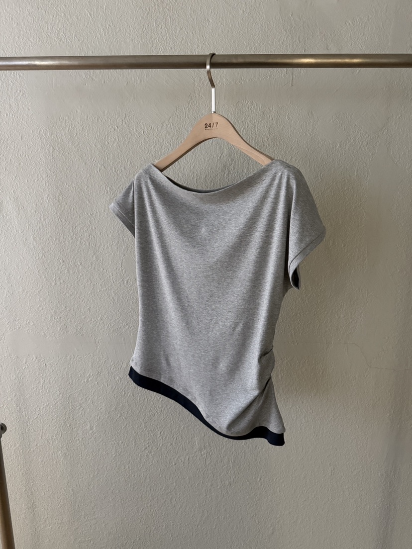 TWENTY FOUR SEVEN24-7東大門實拍女裝新品25春夏時尚T恤TEWNTY FOUR SEVEN24-7T恤圖色1