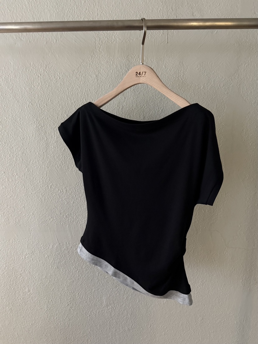 TWENTY FOUR SEVEN24-7東大門實拍女裝新品25春夏時尚T恤TEWNTY FOUR SEVEN24-7T恤圖色2
