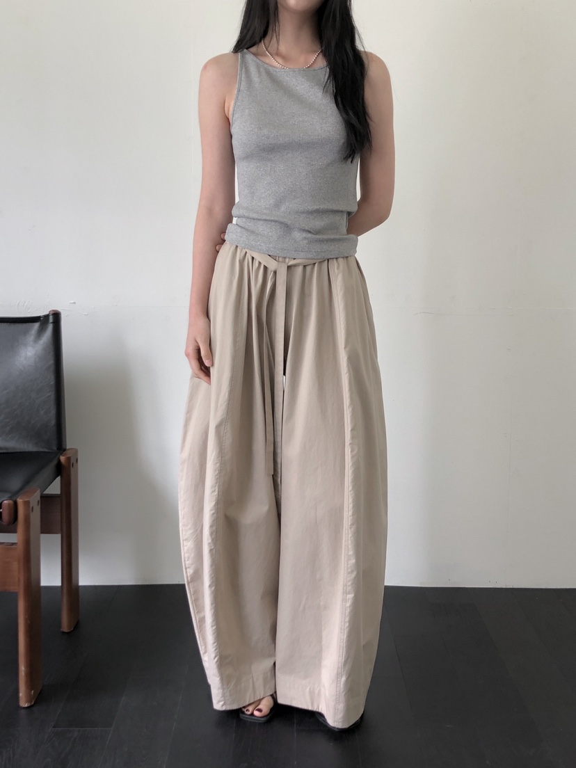 LONG PEAK東大門實拍女裝新款職業休閑推薦真品休閑褲含腰帶LONG PEAK休閑褲
