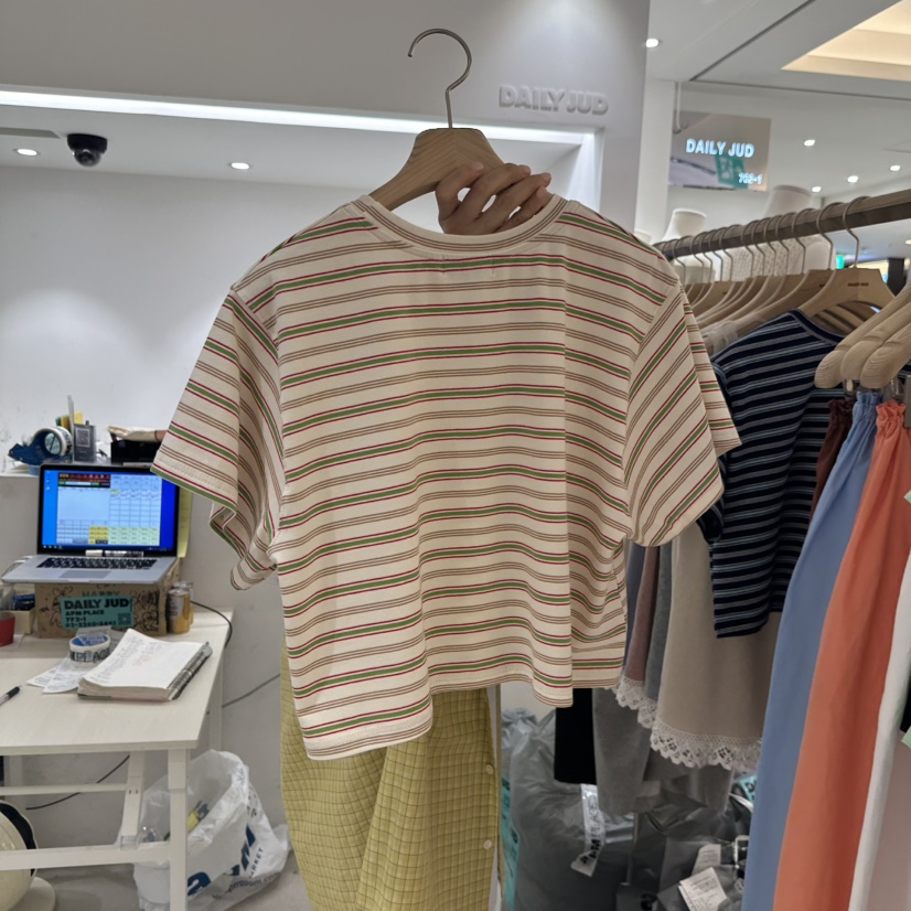 DAILYJUD韓國代購女裝新品真品25春夏人氣時尚推薦熱賣職業T恤DAILY JUDT恤
