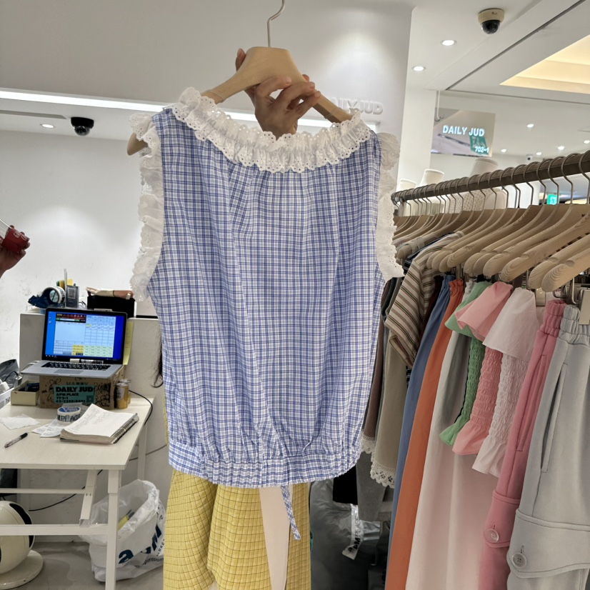 DAILYJUD韓國代購女士新品休閑人氣25春夏時尚熱賣職業馬甲DAILY JUD馬甲