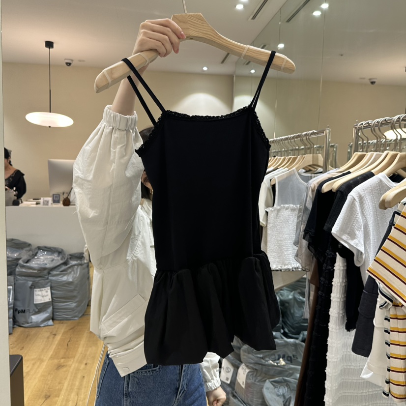 MUSHROOM-A東大門實拍女裝新品25春夏真品人氣時尚吊帶背心MUSHROOM吊帶/背心圖色2