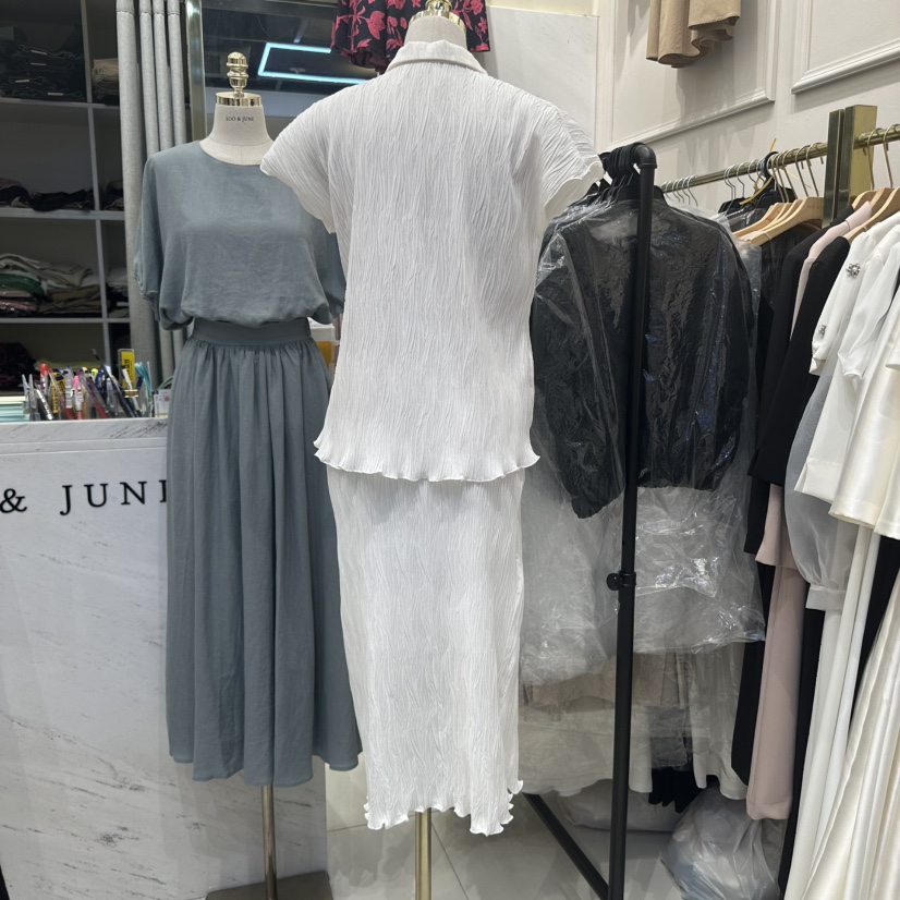 SOO JUNE韓國代購女士新款熱賣推薦人氣時尚休閑職業套裝套裝SOO JUNE套裝