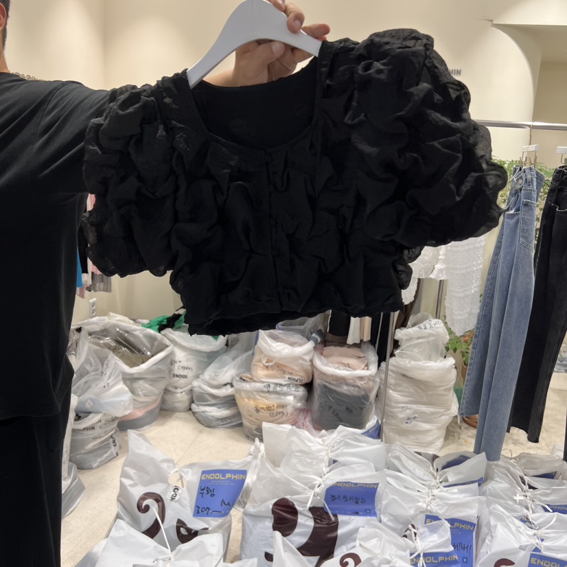 ENDOLPHIN韓國代購女裝新品人氣推薦休閑熱賣25春夏襯衫蕾絲衫ENDOLPHIN襯衫/蕾絲衫圖色2