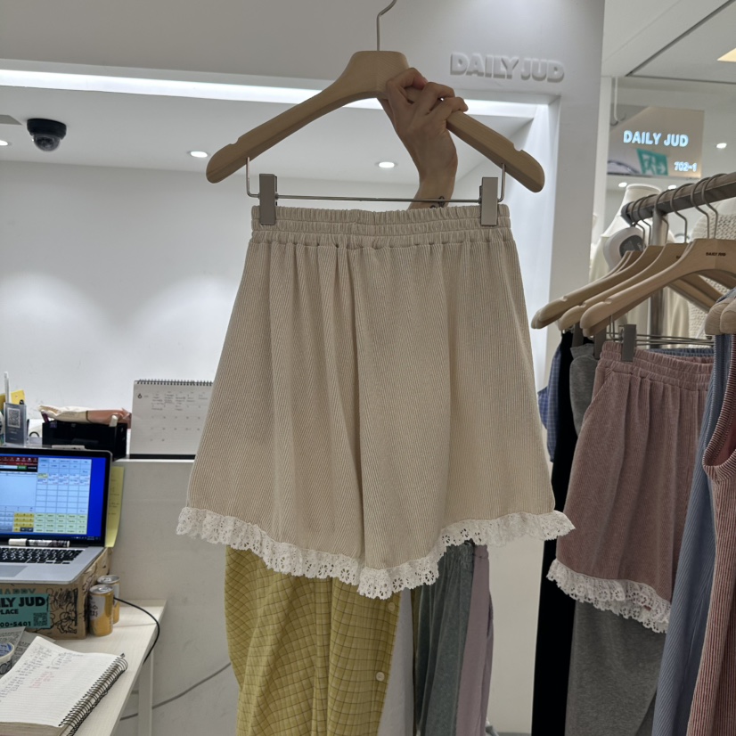 DAILYJUD東大門代購女士新款推薦職業真品25春夏休閑短褲喇叭DAILY JUD短褲