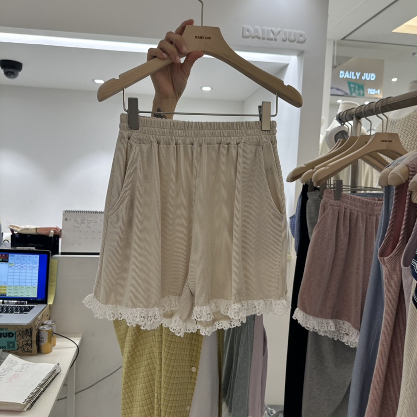 DAILYJUD東大門代購女士新款推薦職業真品25春夏休閑短褲喇叭DAILY JUD短褲