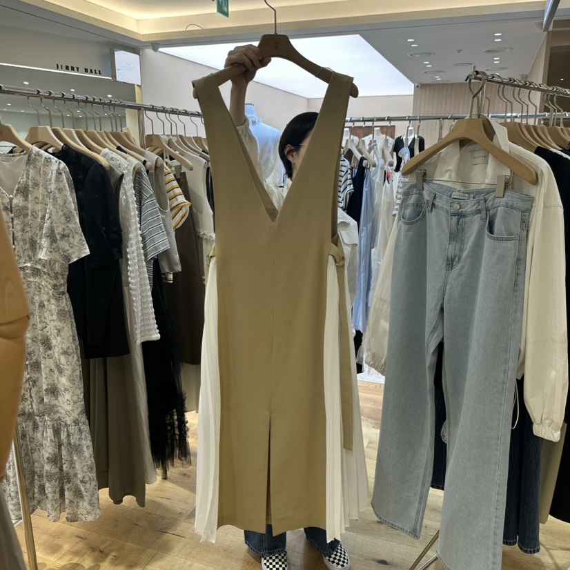 MUSHROOM-A韓國代購女士新品時尚推薦休閑25春夏人氣連衣裙MUSHROOM連衣裙圖色1
