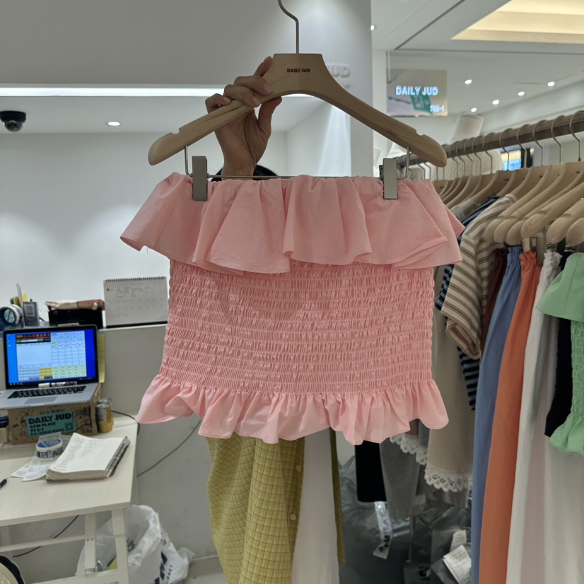 DAILYJUD東大門代購女裝新品熱賣真品25春夏休閑人氣吊帶背心DAILY JUD吊帶/背心圖色2