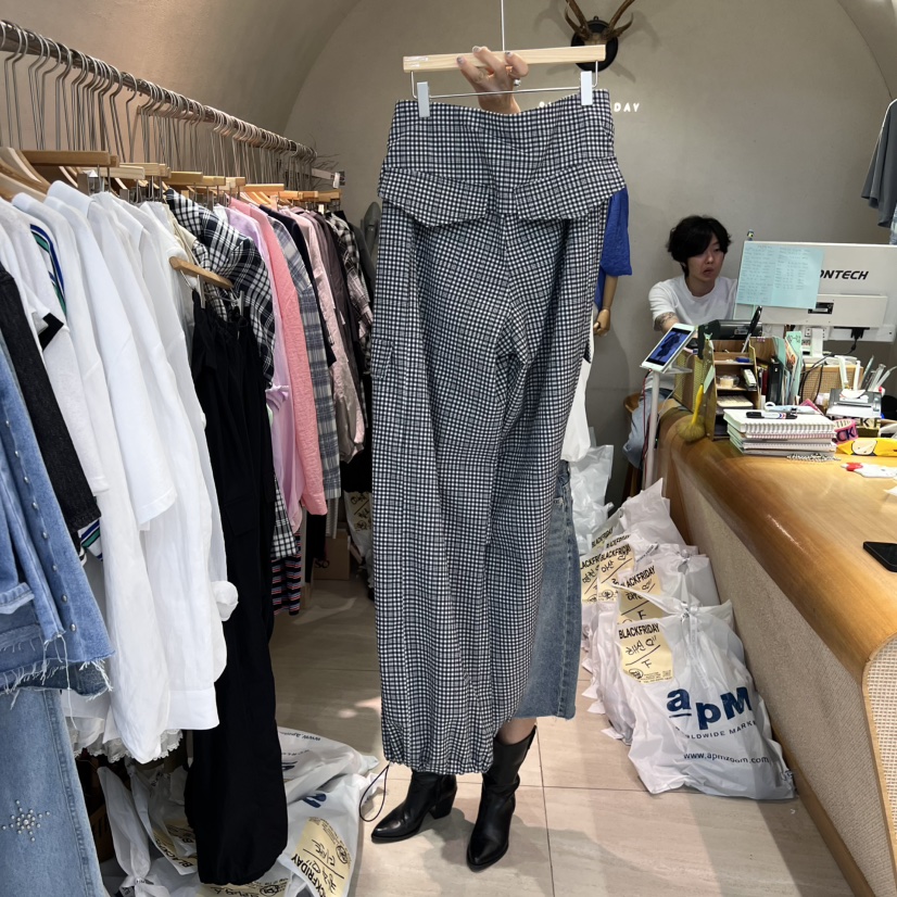 BLACKFRIDAY東大門直郵女裝新品25春夏職業時尚熱賣真品休閑褲BLACK FRIDAY休閑褲