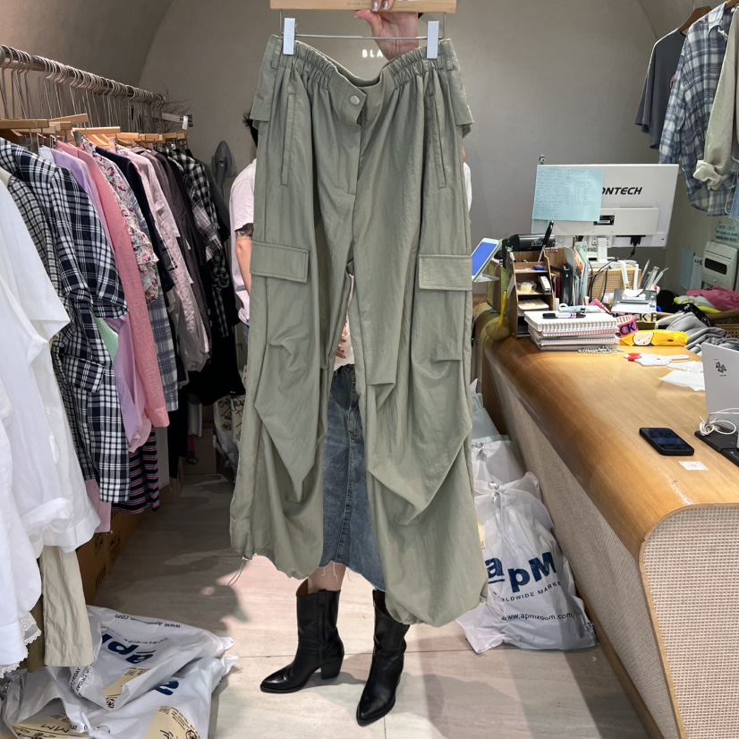 BLACKFRIDAY東大門直郵女裝新品25春夏職業時尚熱賣真品休閑褲BLACK FRIDAY休閑褲圖色1