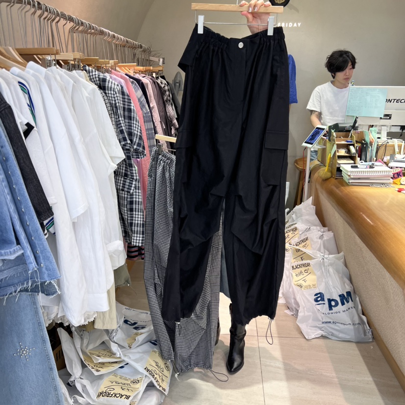 BLACKFRIDAY東大門直郵女裝新品25春夏職業時尚熱賣真品休閑褲BLACK FRIDAY休閑褲圖色2