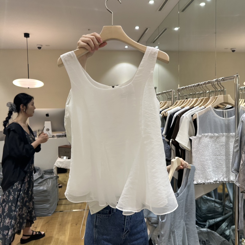 MUSHROOM-A東大門直郵女士新品25春夏推薦真品熱賣吊帶背心MUSHROOM吊帶/背心圖色1