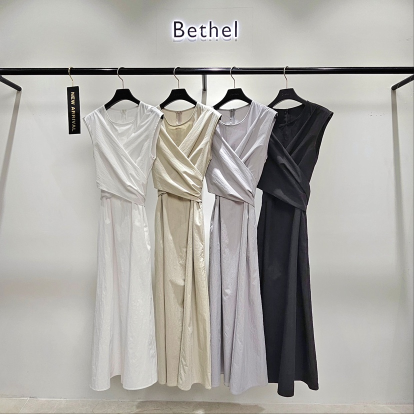 BETHEL東大門代購女裝新款25春夏真品人氣推薦時尚熱賣連衣裙BETHEL連衣裙