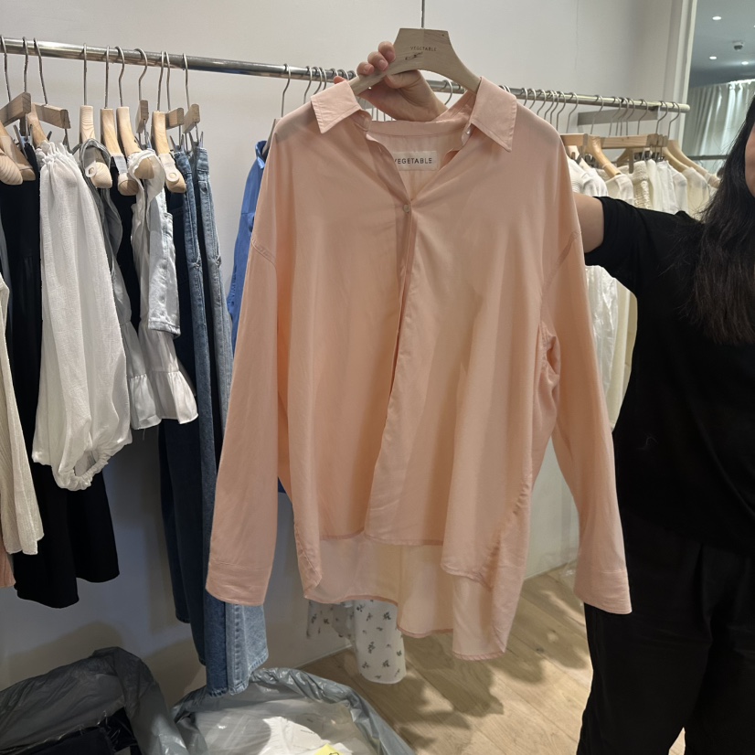 VEGETABLE韓國代購女裝新品時尚熱賣人氣真品職業襯衫蕾絲衫VEGETABLE襯衫/蕾絲衫圖色2