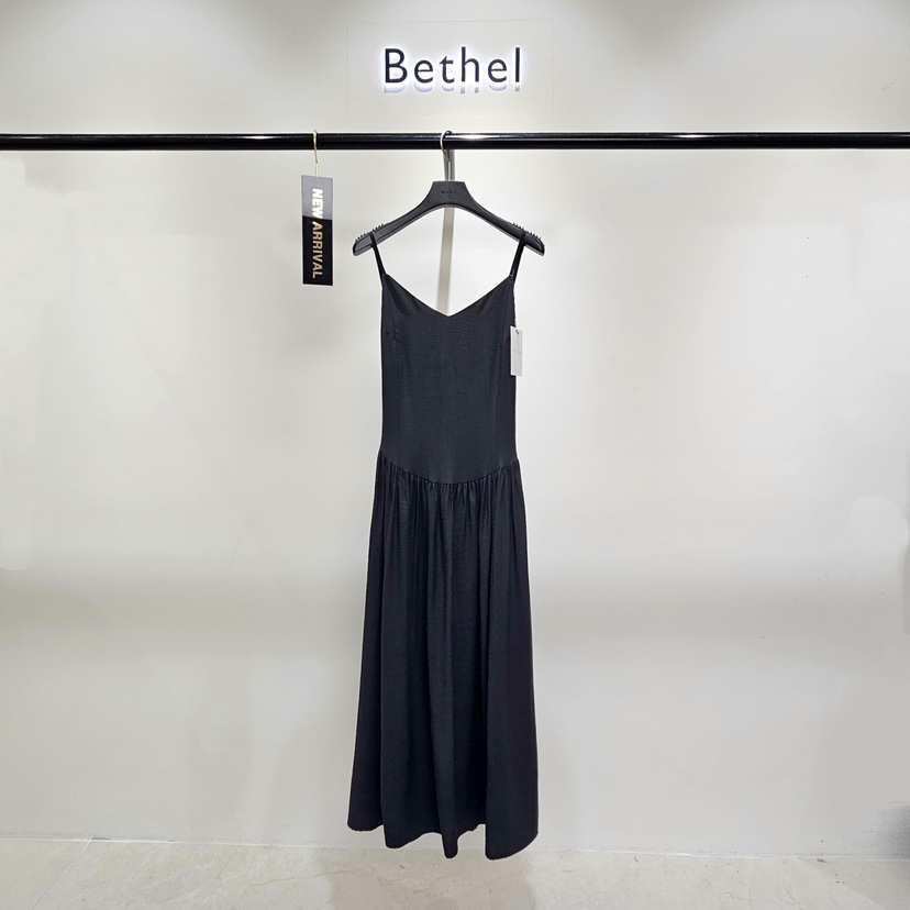 BETHEL東大門直郵女裝新品人氣職業真品休閑時尚連衣裙亞麻BETHEL連衣裙