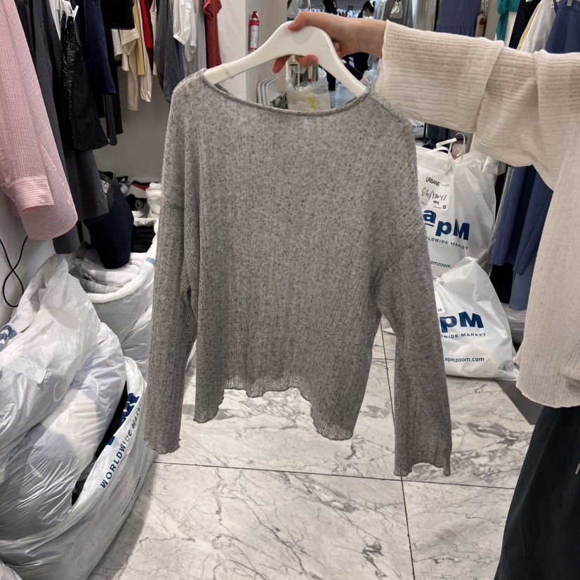 URBANE cloth東大門代購女裝新款休閑熱賣時尚真品長袖T恤URBANE cloth長袖T恤