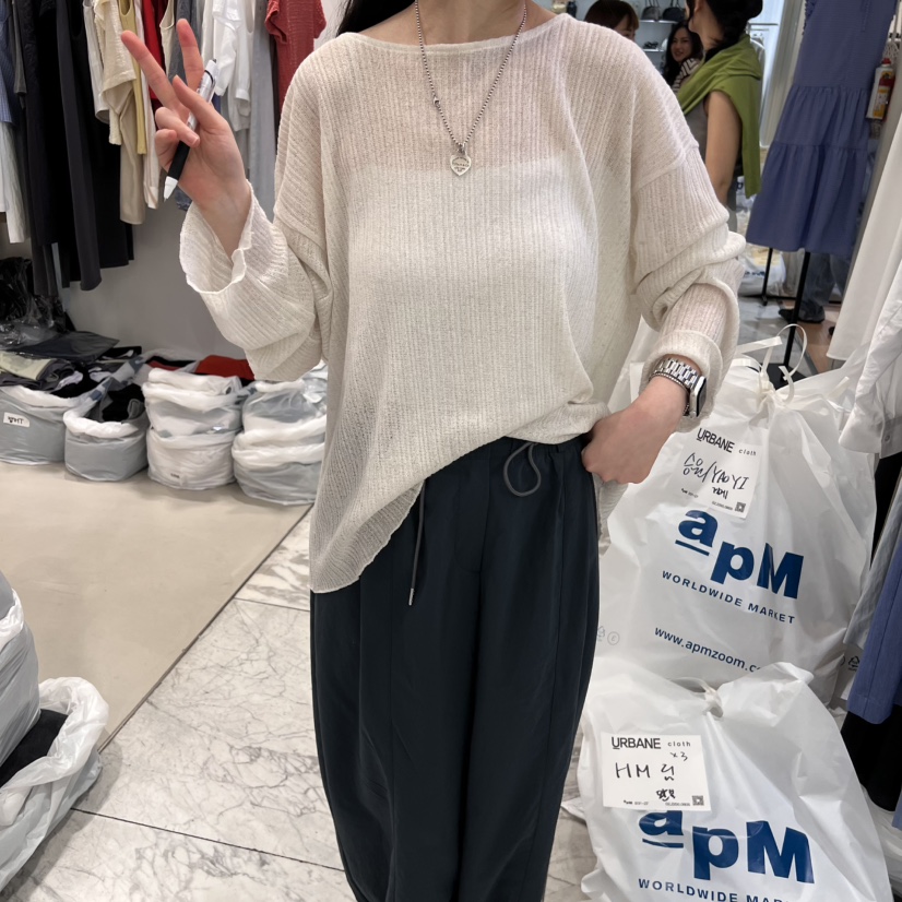 URBANE cloth東大門代購女裝新款休閑熱賣時尚真品長袖T恤URBANE cloth長袖T恤