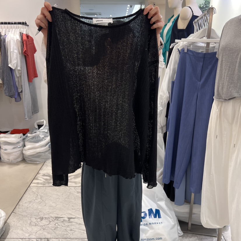 URBANE cloth東大門代購女裝新款休閑熱賣時尚真品長袖T恤URBANE cloth長袖T恤圖色2