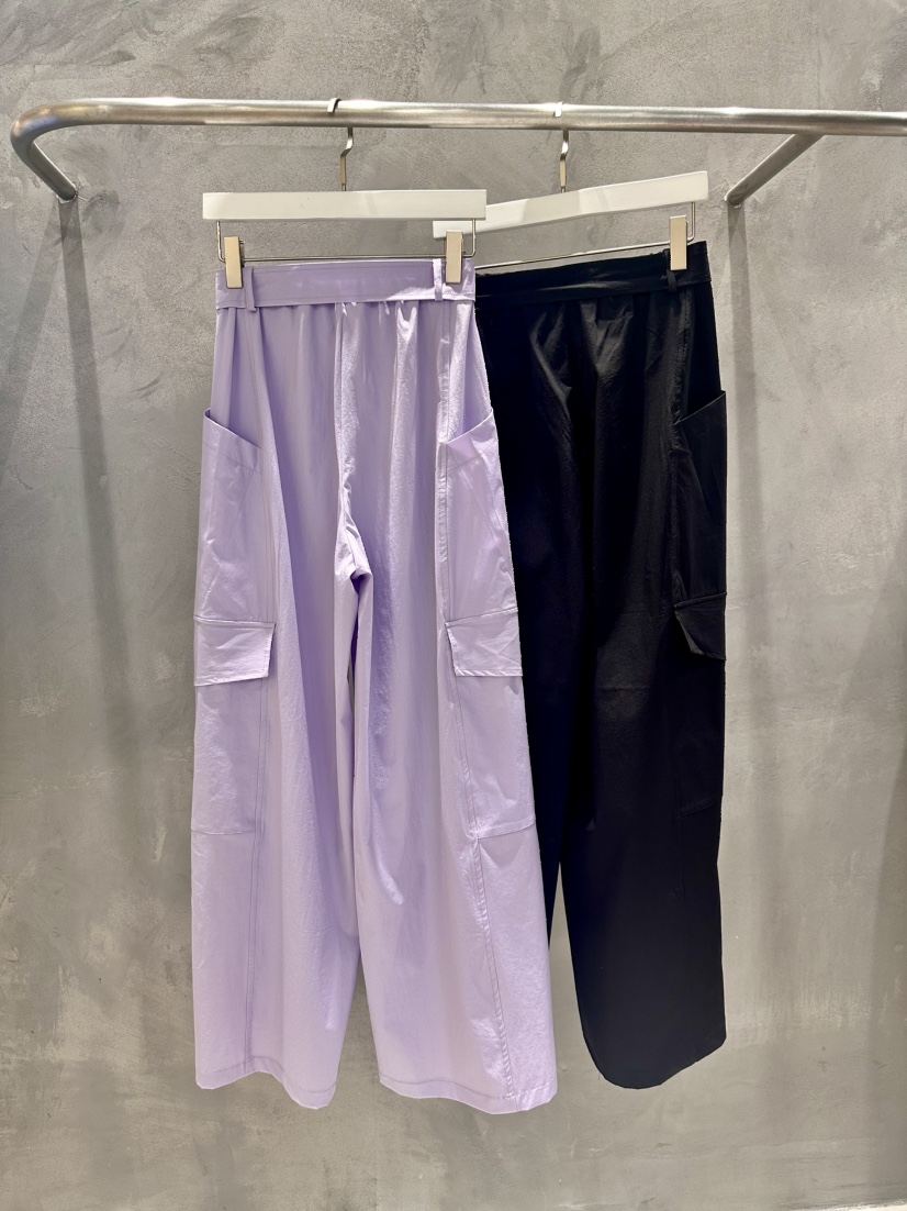 KIFF韓國直郵女士新品推薦職業熱賣25春夏休閑褲工裝褲含腰帶KIFF休閑褲