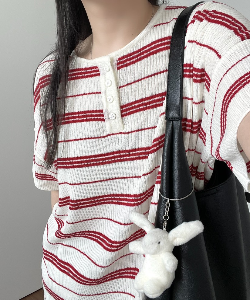 ALLVIBE東大門直郵女裝新款人氣真品25春夏休閑職業時尚T恤ALLVIBET恤
