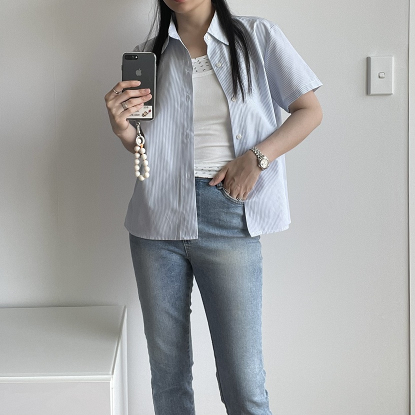 ALLVIBE東大門直郵女士新款25春夏人氣熱賣推薦時尚襯衫蕾絲衫ALLVIBE襯衫/蕾絲衫
