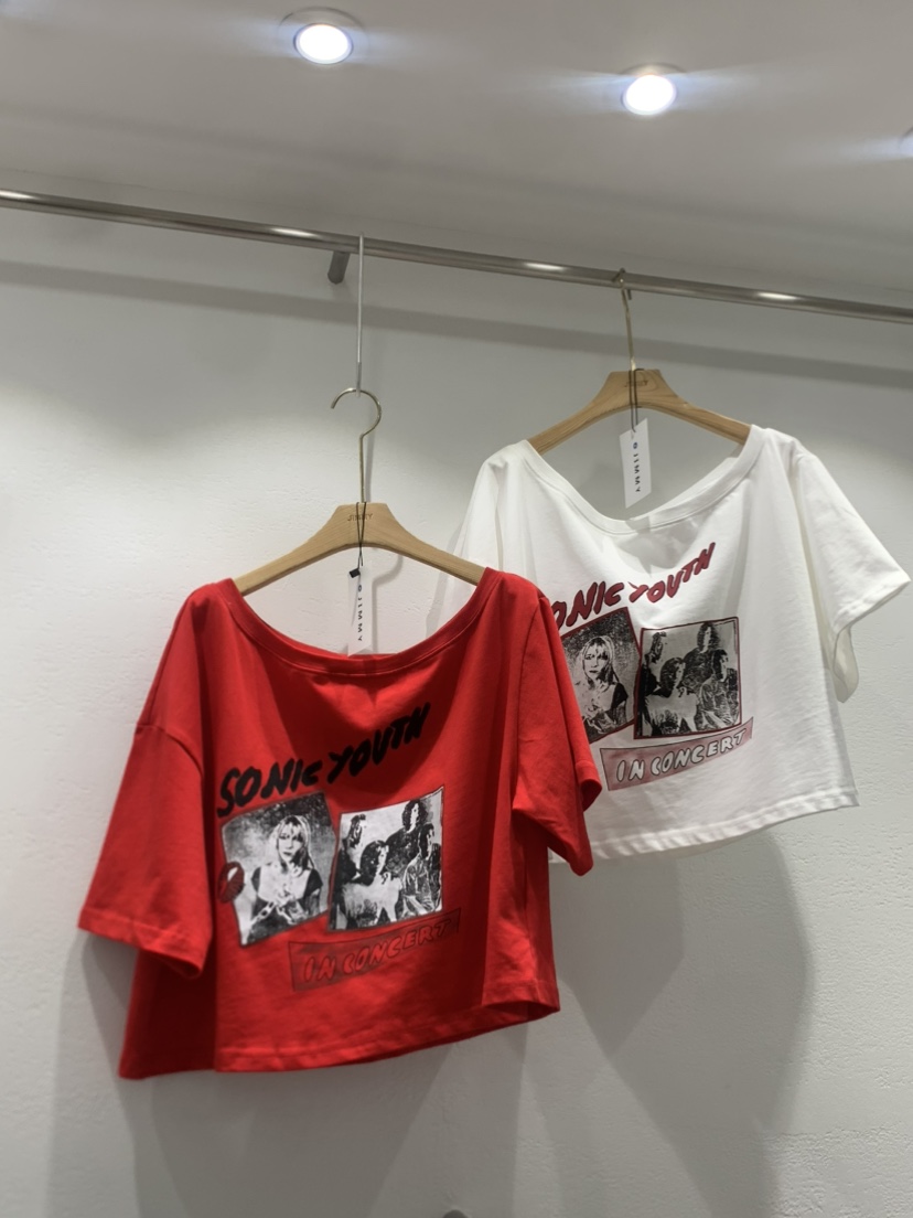 JIMMY韓國直郵㊣女裝新品25春夏推薦時尚休閑真品T恤不含內搭JIMMY/REMAKET恤