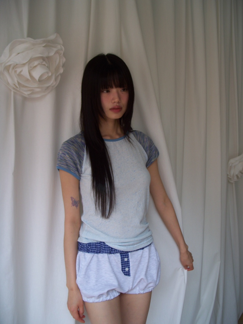 FLASH韓國代購㊣女士新款熱賣時尚推薦25春夏休閑人氣職業T恤FLASHT恤