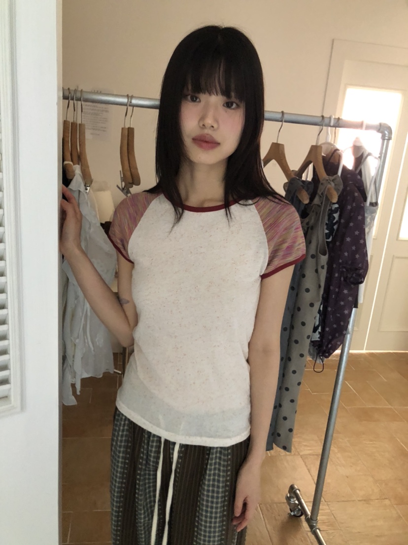 FLASH韓國代購㊣女士新款熱賣時尚推薦25春夏休閑人氣職業T恤FLASHT恤