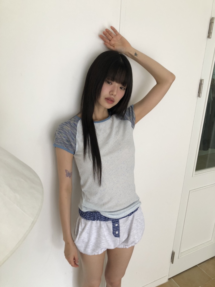 FLASH韓國代購㊣女士新款熱賣時尚推薦25春夏休閑人氣職業T恤FLASHT恤